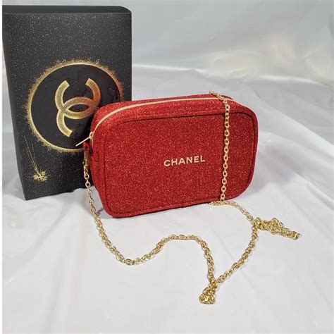 chanel red makeup bag from nordstrom|nordstrom chanel.